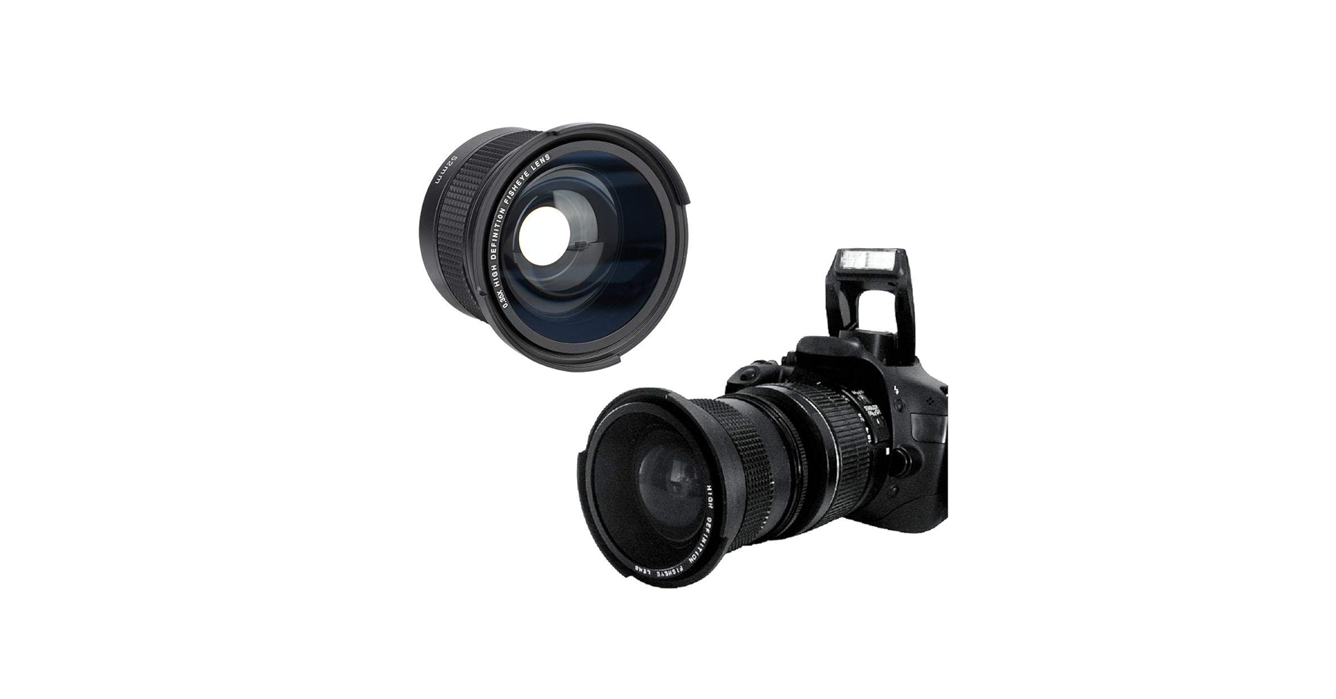 Amazon.com : 52mm Fisheye Lens,Universal 0.35X Wide Angle